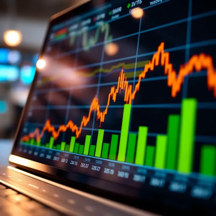 Effective Trading Strategies on PocketOption Graph illustrating digital options trading strategies with upward trend indicators
