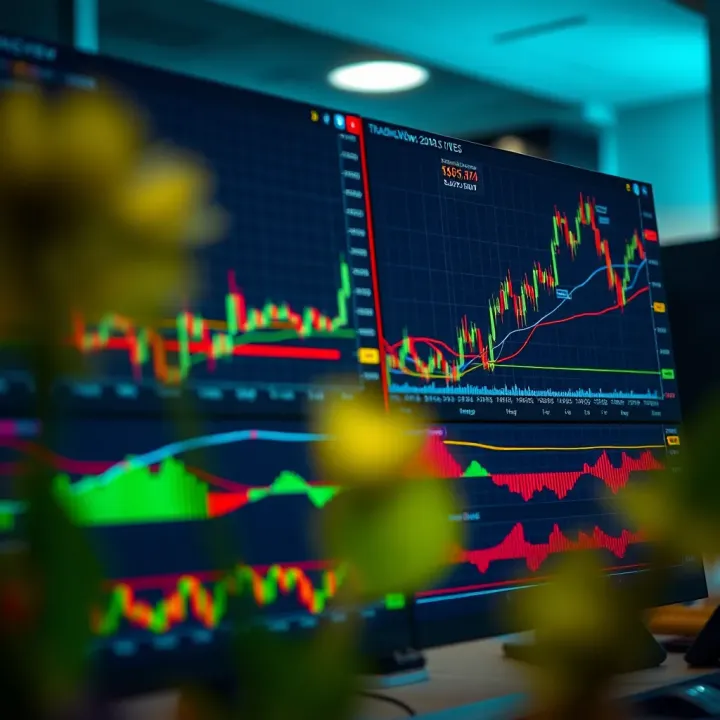 TradingView interface displaying multiple customizable charts with various technical indicators