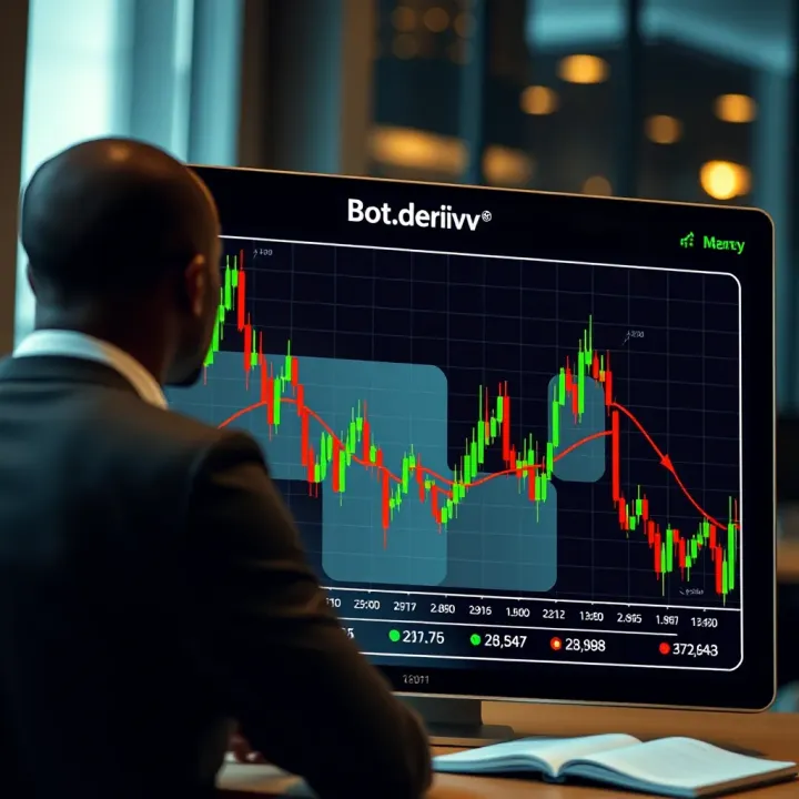 Graph illustrating successful automated trading strategies using bot.deriv for Deriv users in Kenya