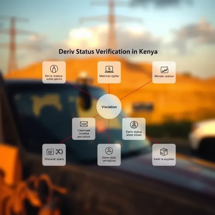 Diagram illustrating the concept of Deriv status verification in Kenya