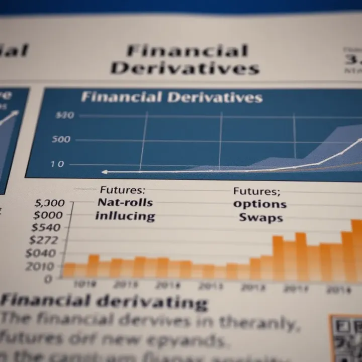 Diagram illustrating different types of financial derivatives including futures, options, and swaps