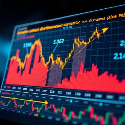 Graph illustrating the relationship between derivative contracts and underlying asset price movements in financial markets