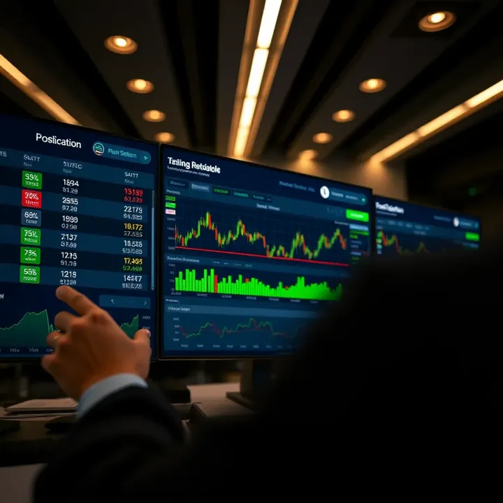 Screenshot of the Pocket Option trading platform displaying various asset options and market charts