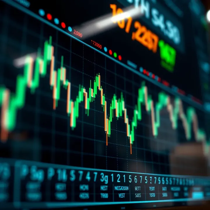 Graph showing synthetic indices fluctuating in a digital trading environment